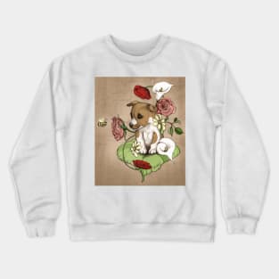 Puppy Posie Crewneck Sweatshirt